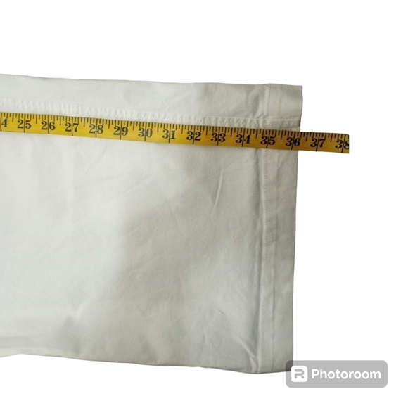 Maeve by Anthropologie Ivory High-Rise Wide-Leg Pleated Pants Size 12 - Picture 11 of 15